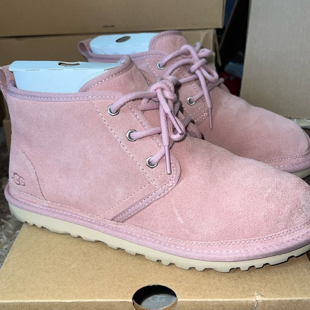 Womens Ugg light pink Nuemel boots Size 9